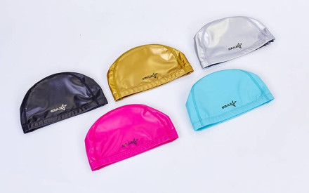 Шапочка для плавання з водонепроникної тканини PU SAILTO PL-5570 різні кольори 
