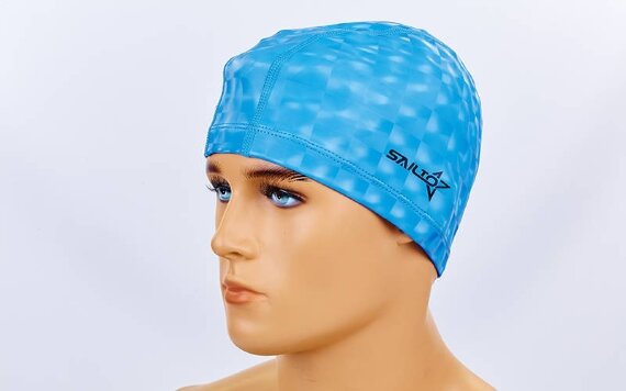 Шапочка для плавания из водонепроницаемой PU ткани SAILTO PL-5572