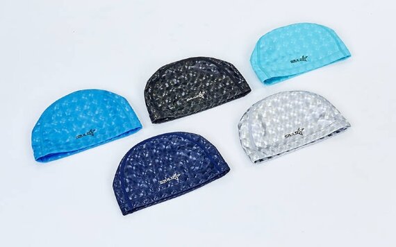 Шапочка для плавания из водонепроницаемой PU ткани SAILTO PL-5572