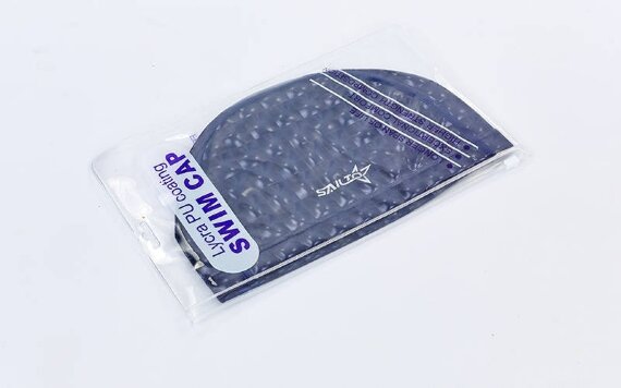 Шапочка для плавания из водонепроницаемой PU ткани SAILTO PL-5572