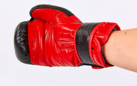 Рукавички боксерські шкіряні BAD BOY MA-6738-R (10-12oz)