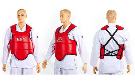 Защита корпуса (жилет) двухсторонний Кожзам Лев LV-4282