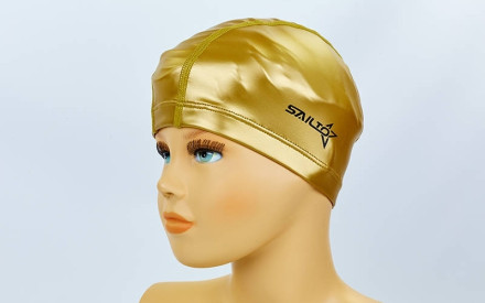 Шапочка для плавання із водонепроникної PU тканини дитяча SAILTO PL-5571 