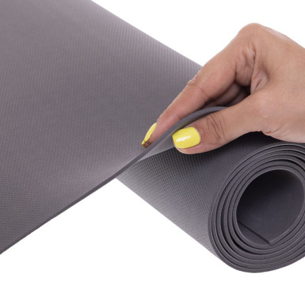 Килимок для фітнесу та йоги SP-Sport TY-2285 сірий