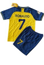 Форма футбольная детская Al Nassr Ronaldo 7 blue/yellow