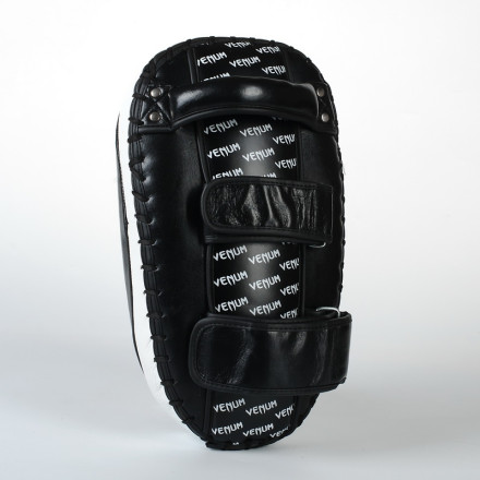 Маківара вигнута шкіряна Venum VL-8332-BKW р-р 35x21x7см