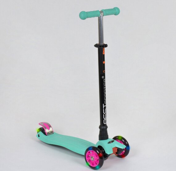 Самокат Scooter Maxi S466 бирюзовый