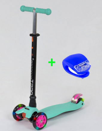 Самокат Scooter Maxi S466 бірюзовий