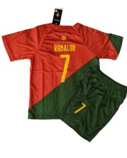 Форма футбольная детская Portugal Ronaldo 7 green