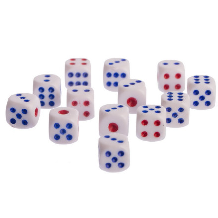 Кістки гральні для ігор кольорові IG-0376 120 шт