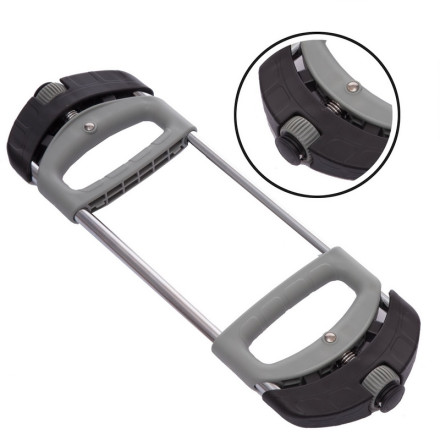 Еспандер плечовий регульований діаметр 2,3мм довжина 52см PRO-SUPRA HG-102 чорний-сірий