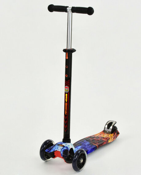 Самокат Scooter Maxi S779 Синий Огонь "779-1314"