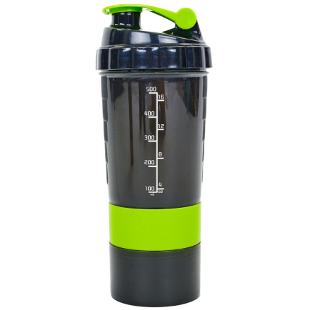 Шейкер 3-х камерний для спортивного харчування SPIDER BOTTLE FI-6389