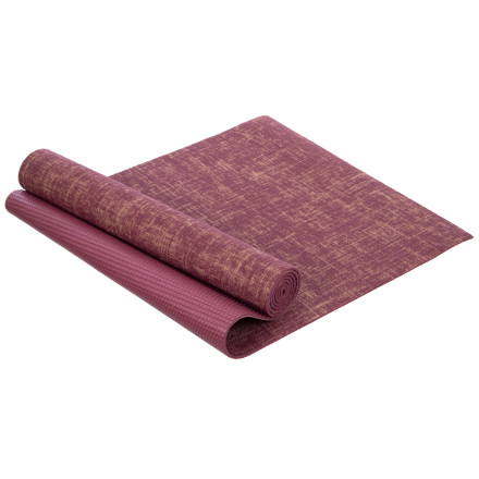 Коврик для йоги Джутовый (Yoga mat) SP-Sport FI-2441 бордовый