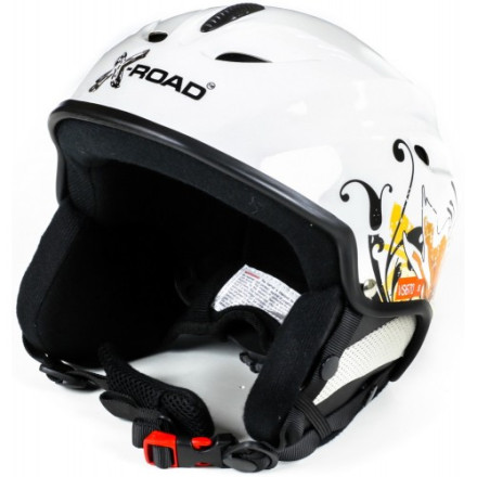 Гірськолижний шолом X-Road VS670 White Print