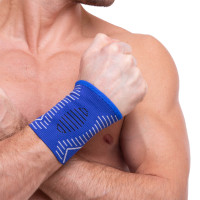 Напульсник еластичний для фіксації зап'ястя SIBOTE ST-7020 1шт