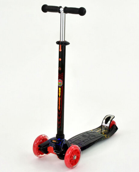 Самокат Scooter Maxi S779 Черная  молния "779-1308"