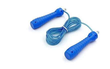 Скакалка швидкісна Кроссфіт зі сталевим тросом FI-4384