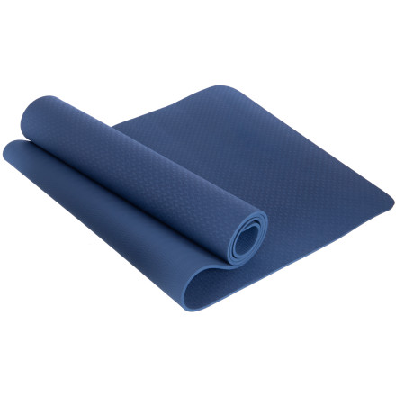 Коврик для фитнеса и йоги Yoga Mat 1x-слойный FI-4937 6mm синий