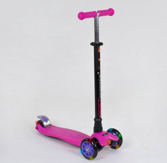 Самокат Scooter Maxi S466 розовый