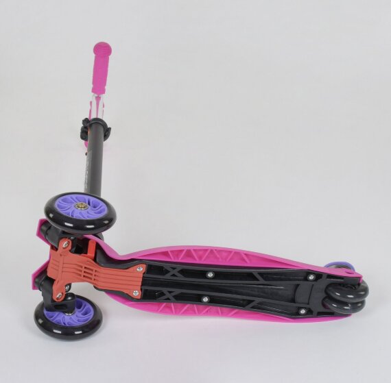 Самокат Scooter Maxi S466 розовый