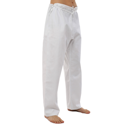 Кімоно для тхеквондо (добок) MATSA MA-0018 140-190см білий-чорний 