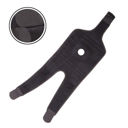 Наколінник бандаж напівжорсткий EXTREME 733CA 1шт чорний