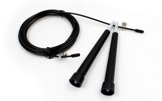 Скакалка скоростная Кроссфит со стальным тросом FI-4952