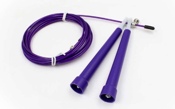 Скакалка скоростная Кроссфит со стальным тросом FI-4952