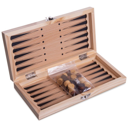 Нарди настільна гра дерев&#39;яні W7710 24см x 24см