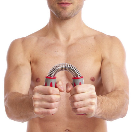 Еспандер силовий прут PRO-SUPRA Power Exerciser 510(B) 35,5см сірий-червоний