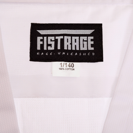 Кімоно для карате FISTRAGE VL-8190 110-190см білий