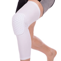 Наколінник для баскетболу компресійний SP-Sport BC-5665 1шт білий