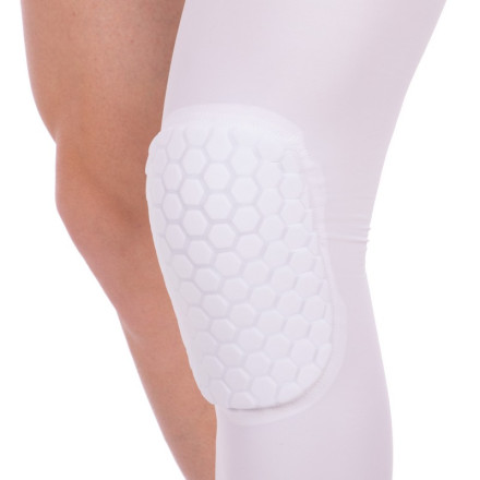 Наколінник для баскетболу компресійний SP-Sport BC-5665 1шт білий