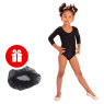Купальник для гимнастики и танцев Little Dancer DR-56-BK черный