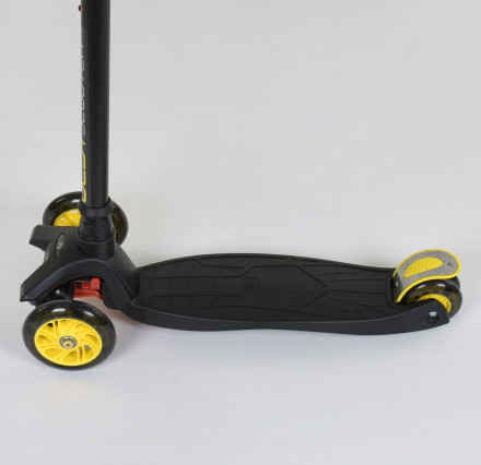 Самокат Scooter Maxi S466 чорний-жовтий