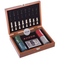 Набір настільних ігор 2 в 1 W2518B шахи, покер