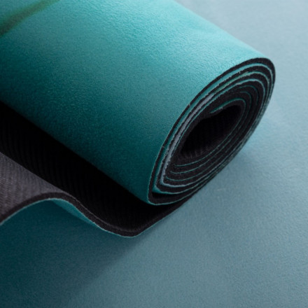 Килимок для йоги Замшевий Record FI-3391-3 бірюзовий